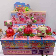 12PCS/SET Sanrio Cartoon Surprise Blind Box Anime PVC Figures