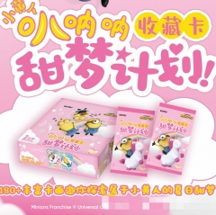 Despicable Me Cartoon Anime Card Packs Booster Pack Paper Cards
