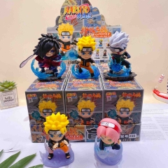 9PCS/SET Naruto Cartoon Surprise Blind Box Anime PVC Figures