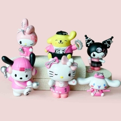 6PCS/SET Sanrio Cartoon Surprise Blind Box Anime PVC Figure Toy