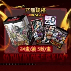 Demon Slayer: Kimetsu no Yaiba Cartoon Anime Card Packs Booster Pack Paper Cards