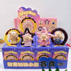12PCS/SET Cute Bear Cartoon Surprise Blind Box Anime PVC Figures