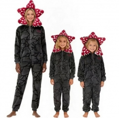 Stranger Things Cartoon Cosplay Warm Winter Anime Flannel Pajamas