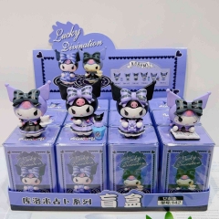 12PCS/SET Sanrio Kuromi Cartoon Surprise Blind Box Anime PVC Figures