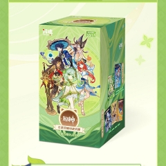 Genshin Impact Cartoon Anime Card Packs Booster Pack Paper Cards