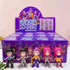 12PCS/SET K-Pop: Demon Hunters Cartoon Surprise Blind Box Anime PVC Figures