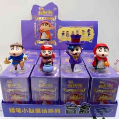 12PCS/SET Crayon Shin-chan Cartoon Surprise Blind Box Anime PVC Figures