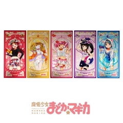 150*71mm 5 Styles Puella Magi Madoka Magica Cartoon Pet Anime Card