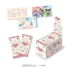 Sanrio Cartoon Anime Card Packs Booster Pack Paper Cards