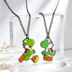 2 Styles Super Mario Bro Yoshi Cartoon Anime Alloy Necklace