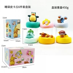 6PCS/SET Pokemon Pikachu Cartoon Anime PVC Figures