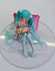 坐姿靠枕初音未来手办模型