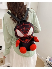2 Styles Spider-Man Cartoon Anime Plush Backpack Bag