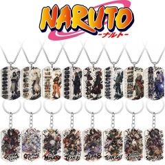 16 Styles Naruto Cartoon Anime Stainless Steel Necklace