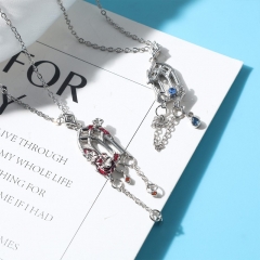 2 Styles Tomb Notes Cartoon Anime Alloy Necklace