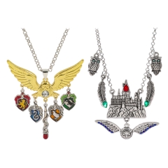 2 Styles Harry Potter Cartoon Anime Alloy Necklace