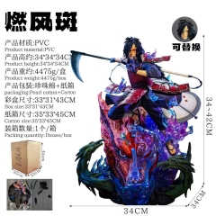 34cm JT-064 Naruto Uchiha Madara Cartoon Anime PVC Figure