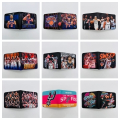 10 Styles Football Star Cartoon Purse Anime Short Wallet