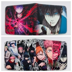 2 Styles Jujutsu Kaisen Cartoon Purse Anime Short Wallet