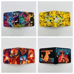 4 Styles Pokemon Cartoon Purse Anime Short Wallet