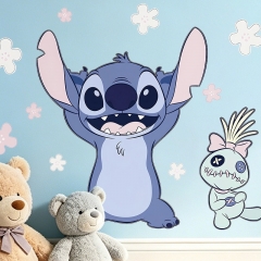 40*60cm Lilo & Stitch Cartoon PVC Anime Sticker