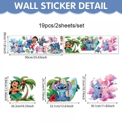 90*30cm Lilo & Stitch Cartoon PVC Anime Sticker