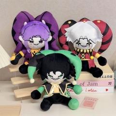 20cm 3 Styles Pierrot Harlequin Cartoon Anime Plush Toy Doll