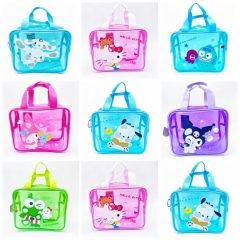 22*18*10cm 7 Styles Sanrio Kuromi Cartoon PU Anime Handbag Bag