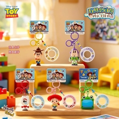 5 Styles Authentic Disney Cartoon Anime Toy Keychain