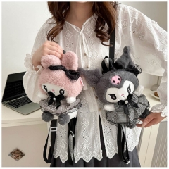 2 Styles Sanrio Kuromi My Melody Cartoon Anime Backpack Bag