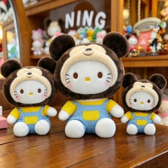 3 Sizes Hello Kitty Mickey Cartoon Anime Plush Toy Doll