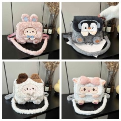 5 Styles Sanrio Cartoon Plush Anime Crossbody Bag