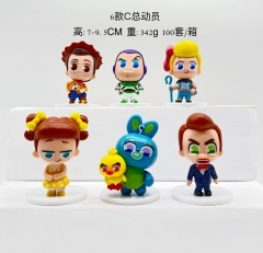 6PCS/SET 7-9.5CM Toy Story Cartoon Anime PVC Figure Toy