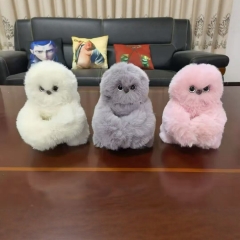 (彩盒装充电款)害羞机器人Mirumi猫头鹰玩偶