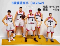 5PCS/SET 15~17cm Slam Dunk Cartoon Anime PVC Figure Toy