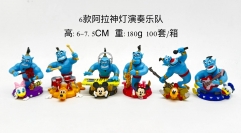 6PCS/SET 6-7.5CM Alamagic Cartoon Anime PVC Figure Toy