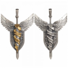 2 Styles Warhammer 40K Metal Anime Necklace