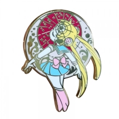 美少女战士变身翻领别针月亮棱镜力量徽章