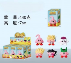 6PCS/SET 7CM Kirby Cartoon Anime PVC Figures