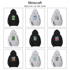 10 Styles Minecraft Cartoon Anime Hooded Hoodie