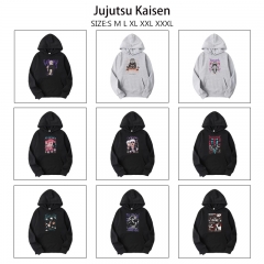 10 Styles Jujutsu Kaisen Cartoon Anime Hooded Hoodie