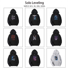 10 Styles Solo Leveling Cartoon Anime Hooded Hoodie