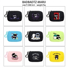 11 Styles Sanrio BADBADTZ-MARU Cartoon Anime Coin Purse