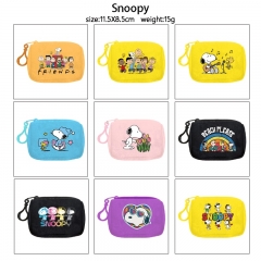 10 Styles Snoopy Cartoon Anime Coin Purse