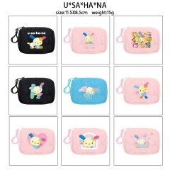 9 Styles Sanrio U*SA*HA*NA Cartoon Anime Coin Purse
