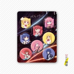 孤独摇滚 动漫小胸章8个套  32MM