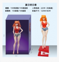 22CM EVA/Neon Genesis Evangelion Asuka Langley Soryu Cartoon Anime PVC Figure Toy