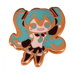 Hatsune Miku Cartoon Anime Pin Brooch Badge