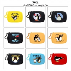 10 Styles Pingu Cartoon Anime Coin Purse