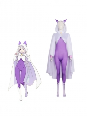 从零开始的异世界生活cos服艾米莉娅紧身连体衣斗篷cosplay表演服